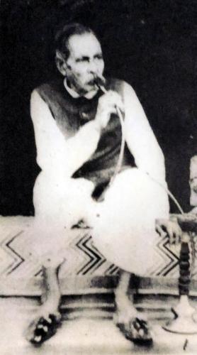 Amiyabhushan’s Father Babu Anantabhushan Majumdar – in the 1960s, at his home in Cooch Behar (now ‘Rajnagar’)